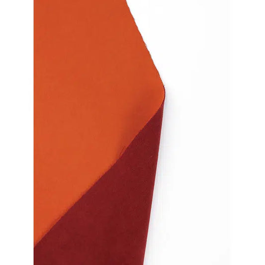 Double Cotton Velvet Fabric – Pomegranate & Persimmon – Truro Fabrics