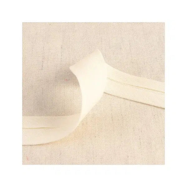 Double Gauze Bias Binding - 27mm - Ivory – Truro Fabrics