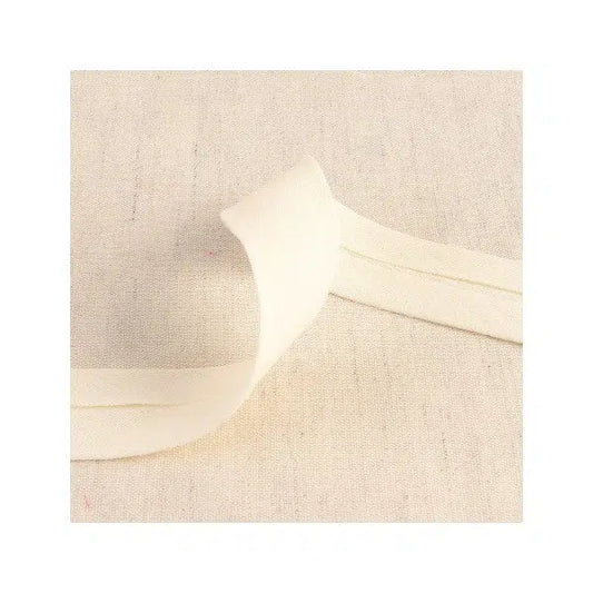 Double Gauze Bias Binding - 27mm - Ivory – Truro Fabrics