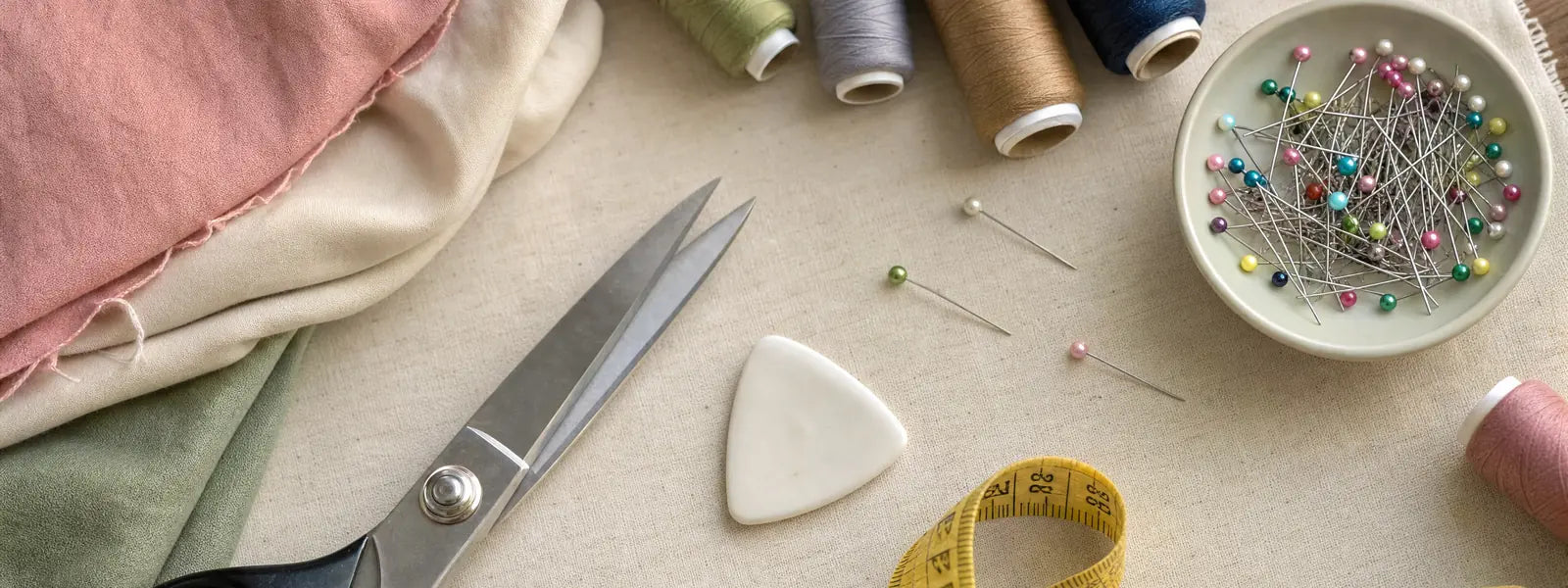 Dressmaking supplies Cornwall - fabric, scissors and haberdashery from Truro Fabrics