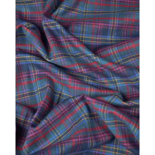 Brushed Cotton Flannel Fabric - Burleigh Tartan – Truro Fabrics
