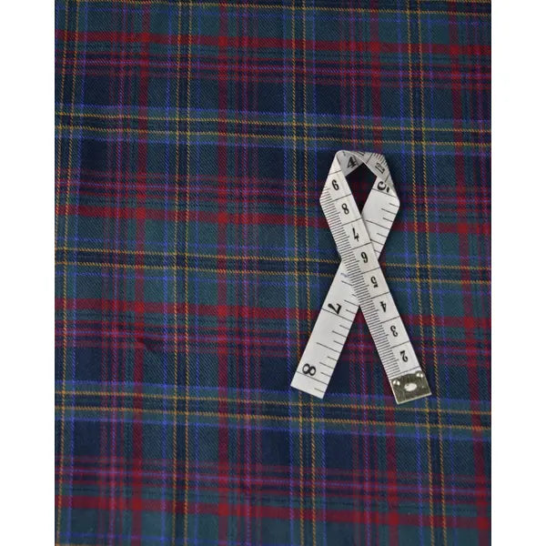 Brushed Cotton Flannel Fabric - Burleigh Tartan – view 2 – Truro Fabrics