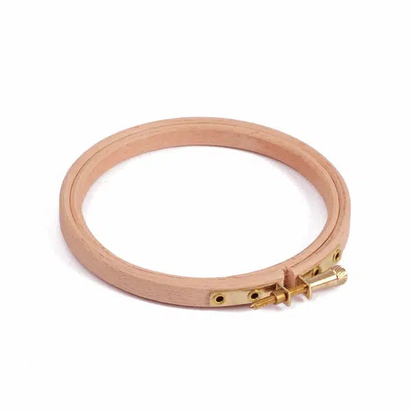 Elbesee Wooden Embroidery Hoop (4" - 9") – view 2 – Truro Fabrics