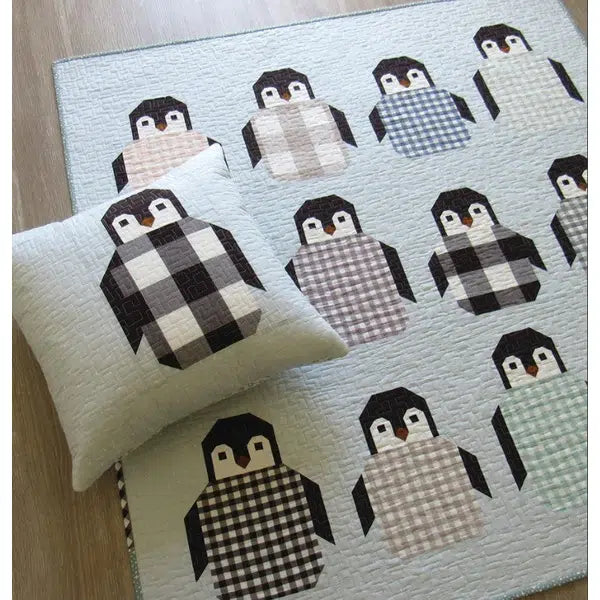 Elizabeth Hartman - Patchwork Quilt Paper Pattern - Penguin Party – view 3 – Truro Fabrics