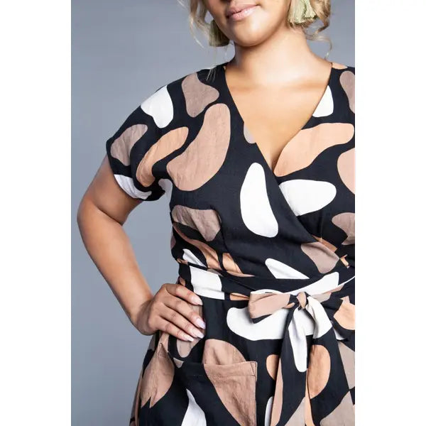 Closet Core - Paper Sewing Pattern - Elodie Wrap Dress – view 7 – Truro Fabrics