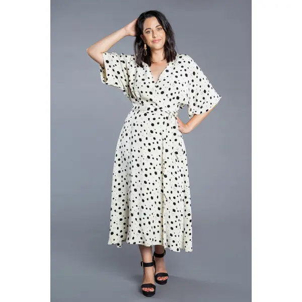 Closet Core - Paper Sewing Pattern - Elodie Wrap Dress – Truro Fabrics