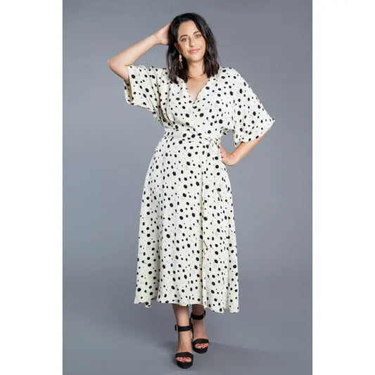 Closet Core - Paper Sewing Pattern - Elodie Wrap Dress – Truro Fabrics