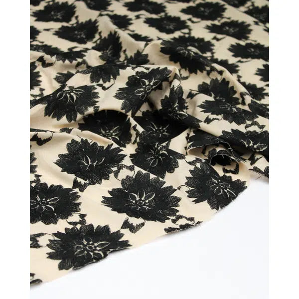 Embroidered Cotton Lawn Fabric - Cameo Rose – Truro Fabrics