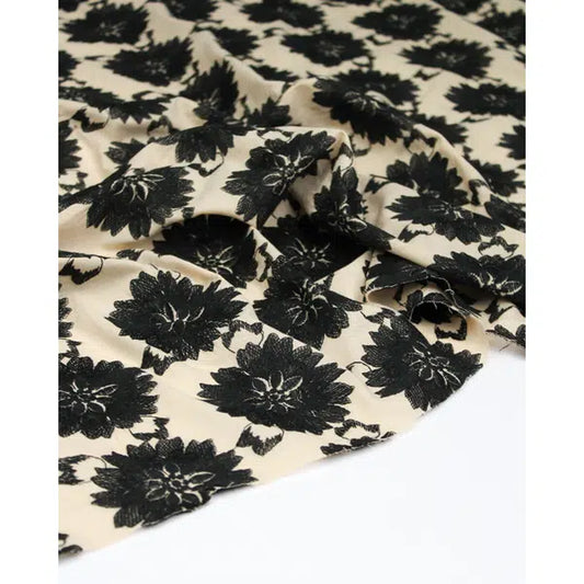 Embroidered Cotton Lawn Fabric - Cameo Rose – Truro Fabrics