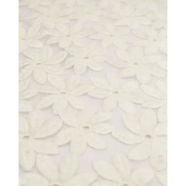 Embroidered Organza Fabric - Marguerite – view 4 – Truro Fabrics