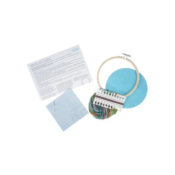 Embroidery Hoop Kit - Coastal Scene – view 3 – Truro Fabrics