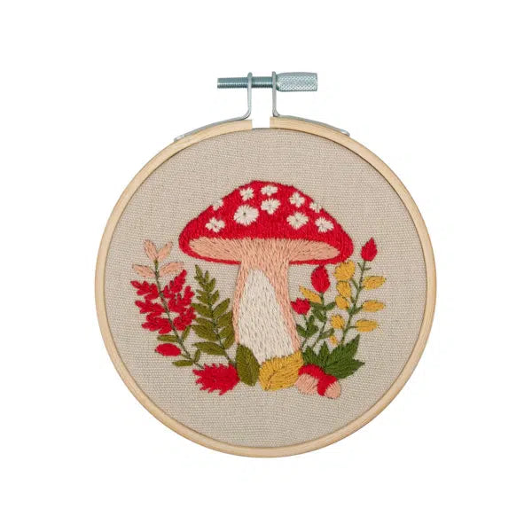 Embroidery Kit With Hoop - Woodland – view 2 – Truro Fabrics