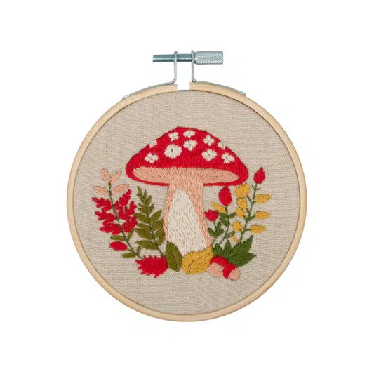 Embroidery Kit With Hoop - Woodland – view 2 – Truro Fabrics