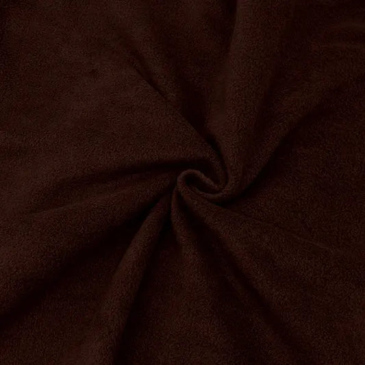 Anti-Pil Polar Fleece Fabric - Chocolate Brown – Truro Fabrics