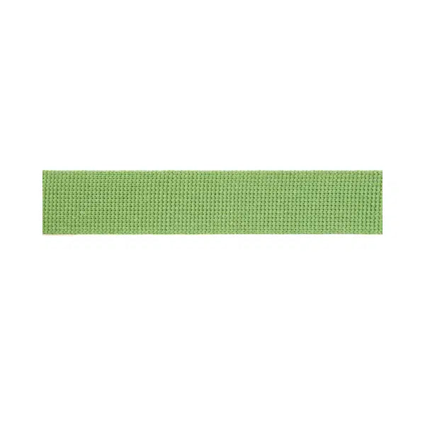 Cotton Acrylic Webbing – 30mm – Apple Green – Truro Fabrics