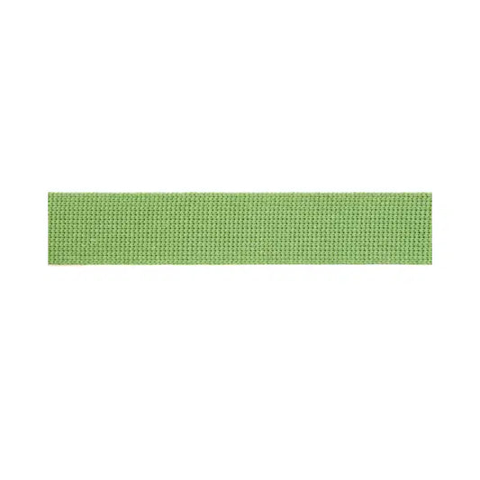 Cotton Acrylic Webbing – 30mm – Apple Green – Truro Fabrics