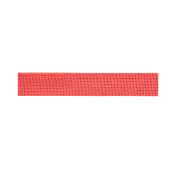 Cotton Acrylic Webbing – 30mm – Coral – Truro Fabrics