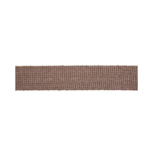 Cotton Acrylic Webbing – 30mm – Light Taupe – Truro Fabrics