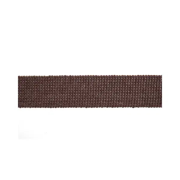 Cotton Acrylic Webbing – 30mm – Taupe – Truro Fabrics