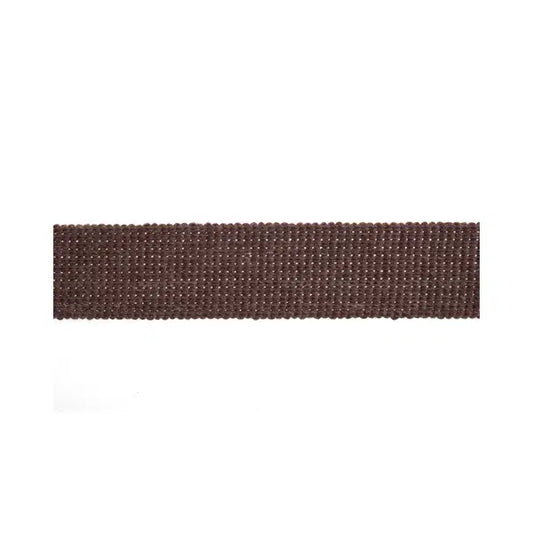 Cotton Acrylic Webbing – 30mm – Taupe – Truro Fabrics