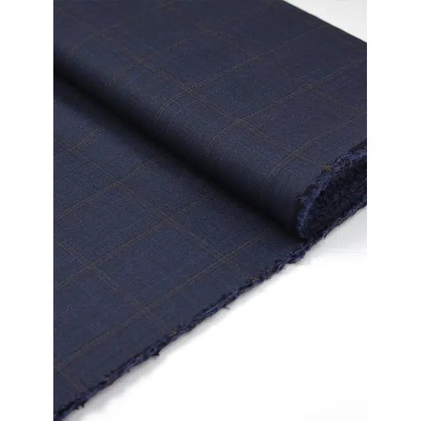 Ex-Designer Wool Challis Fabric - Edinburgh Check – view 2 – Truro Fabrics