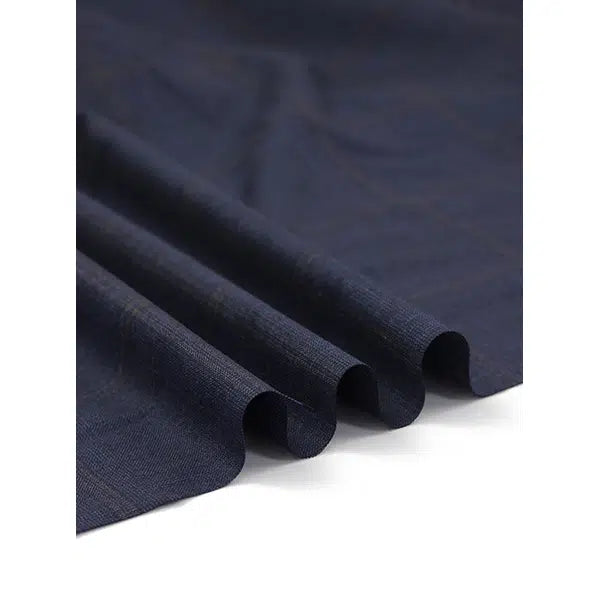 Ex-Designer Wool Challis Fabric - Edinburgh Check – view 5 – Truro Fabrics