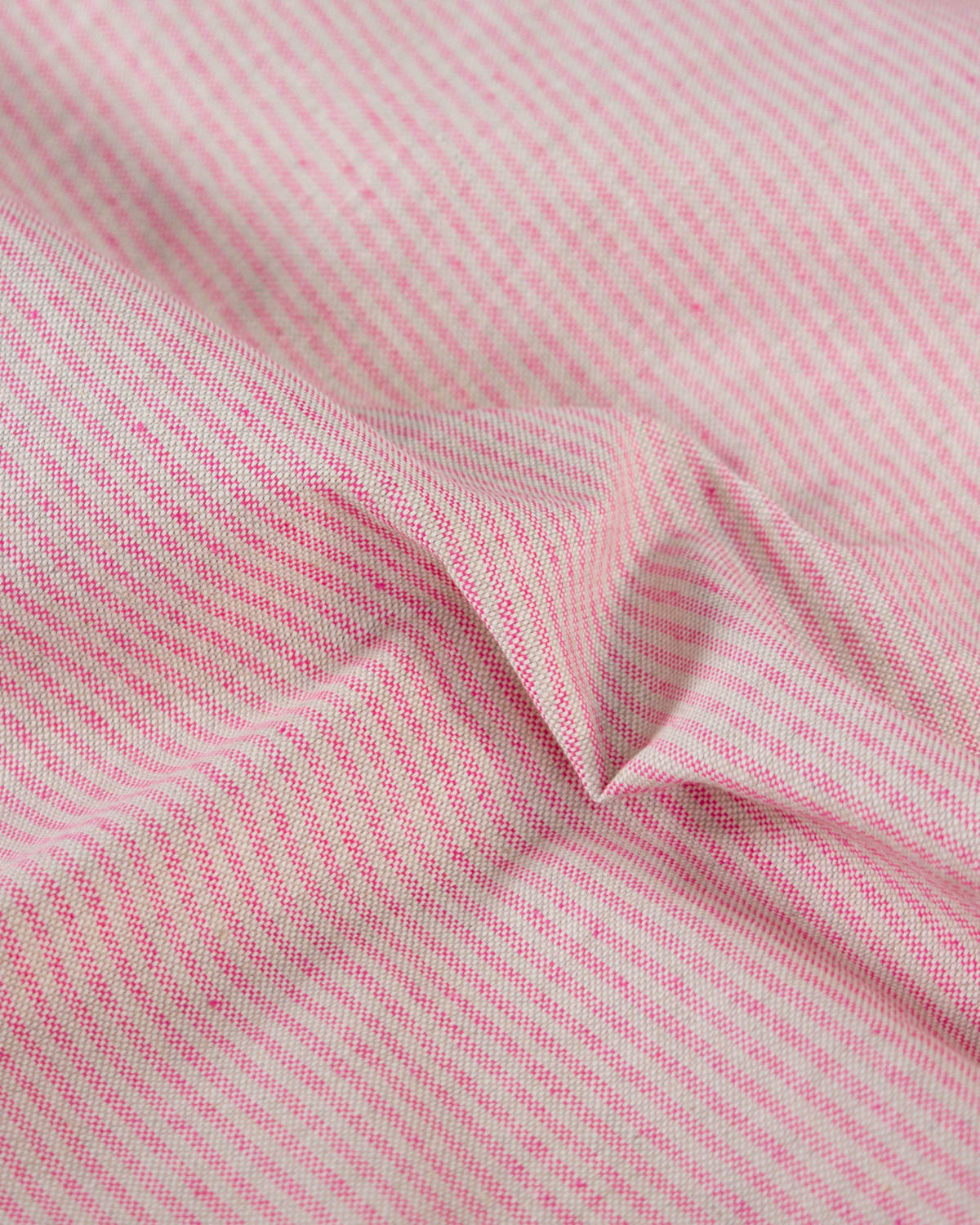 Extra Wide Curtain and Interiors Fabric - Mini Vera Stripe - Fuschia