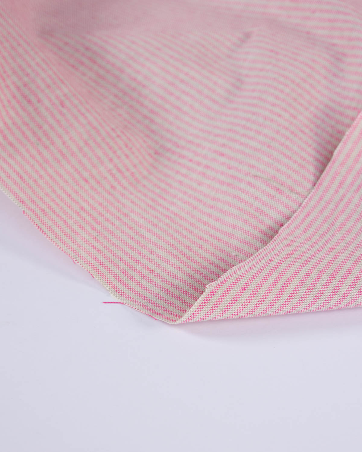 Extra Wide Curtain and Interiors Fabric - Mini Vera Stripe - Fuschia