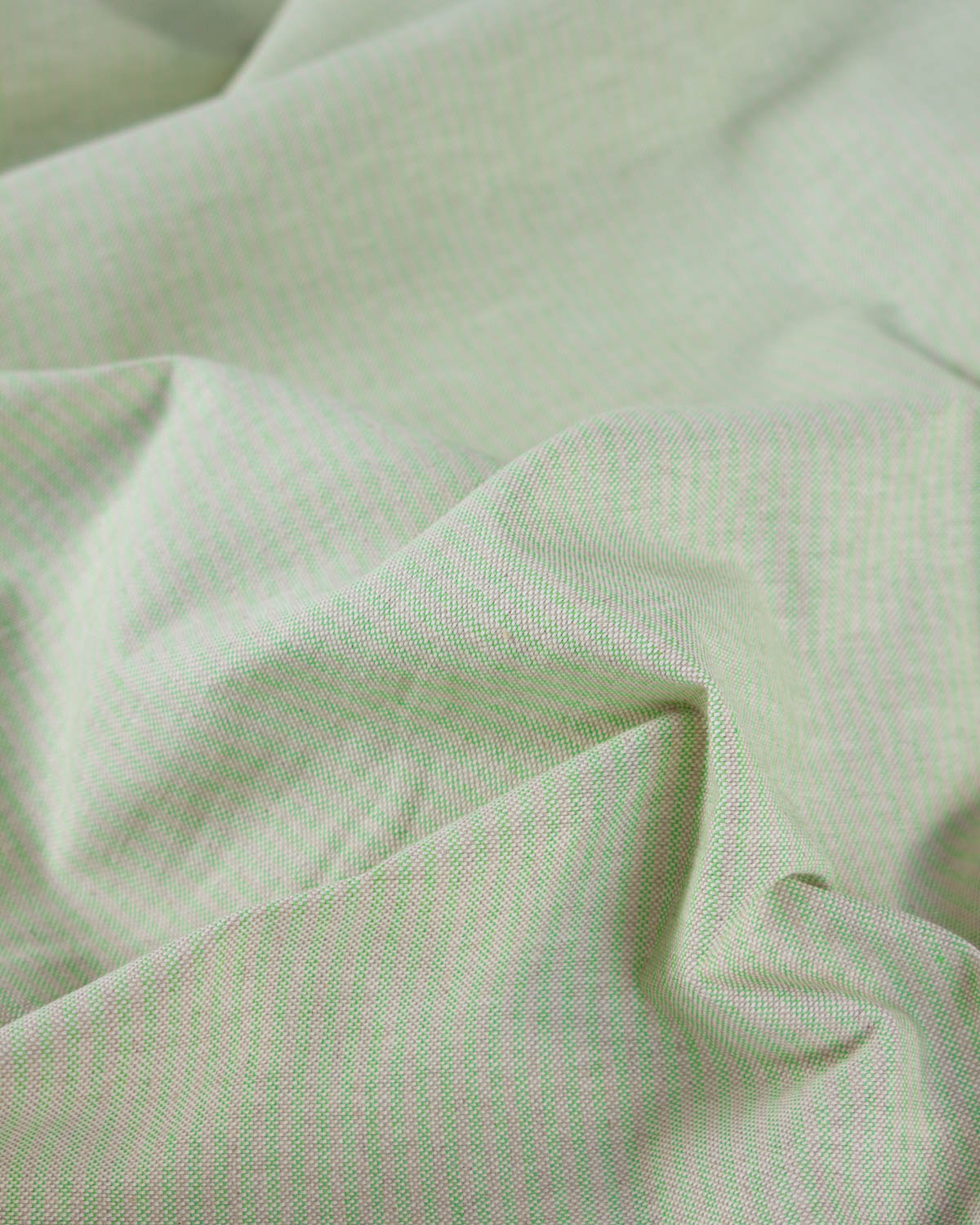 Extra Wide Curtain and Interiors Fabric - Mini Vera Stripe - Pistachio