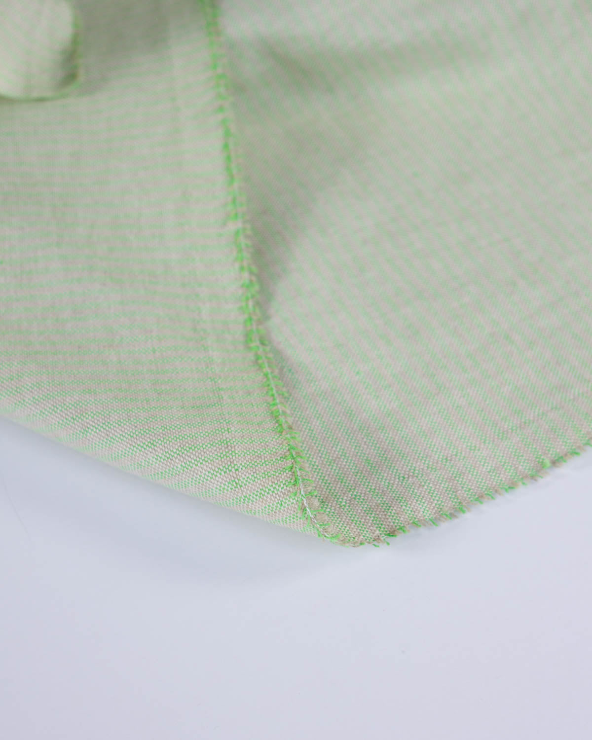 Extra Wide Curtain and Interiors Fabric - Mini Vera Stripe - Pistachio