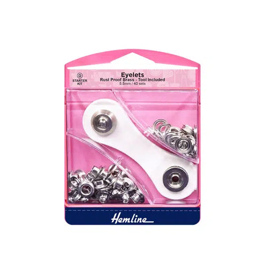 Eyelets Starter Kit – Gold, Silver & Black – Truro Fabrics