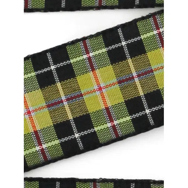 Fabric Ribbon - Cornish National Tartan (25mm) – view 2 – Truro Fabrics