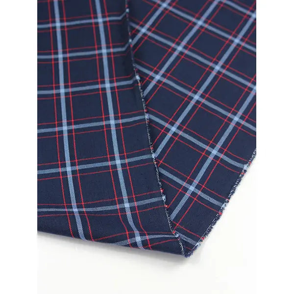 Brushed Cotton Shirting Fabric - Northwood Plaid – view 2 – Truro Fabrics