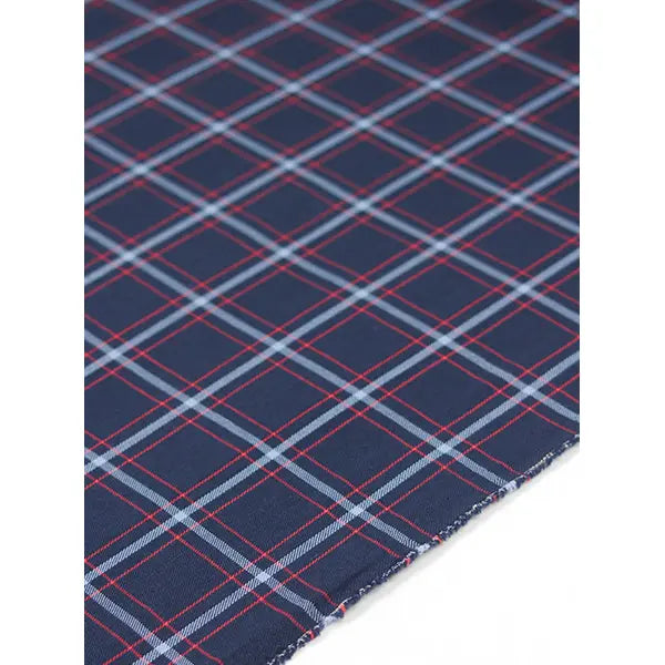 Brushed Cotton Shirting Fabric - Northwood Plaid – view 3 – Truro Fabrics