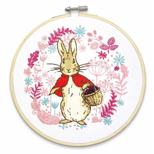 Beatrix Potter - Flopsy Goes Blackberry Picking Embroidery Kit – Truro Fabrics