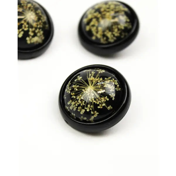 Button - Flower Press - 30mm – view 2 – Truro Fabrics
