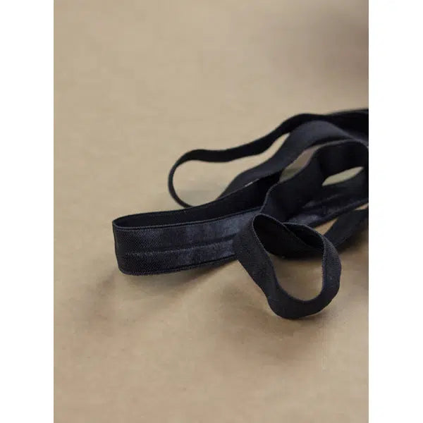 Fold Over Underwear Elastic - 15mm - Black – Truro Fabrics