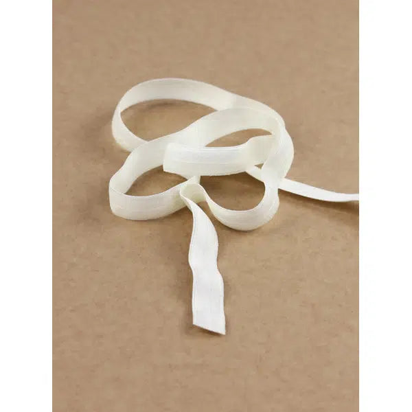 Fold Over Underwear Elastic - 15mm - Cream – view 2 – Truro Fabrics