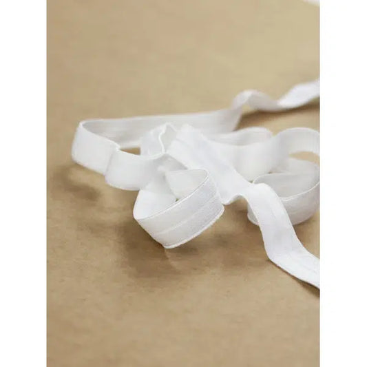 Fold Over Underwear Elastic - 15mm - White – Truro Fabrics