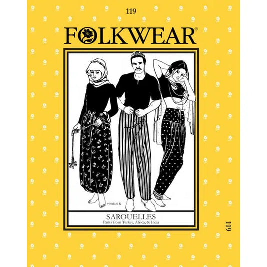 Folkwear - Paper Sewing Pattern - 119 Sarouelles – view 2 – Truro Fabrics