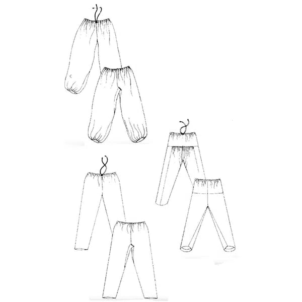 Folkwear - Paper Sewing Pattern - 119 Sarouelles – view 7 – Truro Fabrics