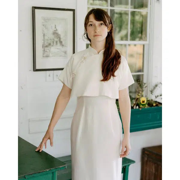 Folkwear - Paper Sewing Pattern - 122 Hong Kong Cheongsam – view 3 – Truro Fabrics