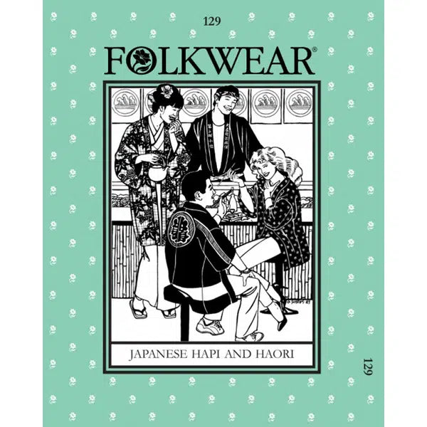 Folkwear - Paper Sewing Pattern - 129 Japanese Hapi & Haori – view 2 – Truro Fabrics
