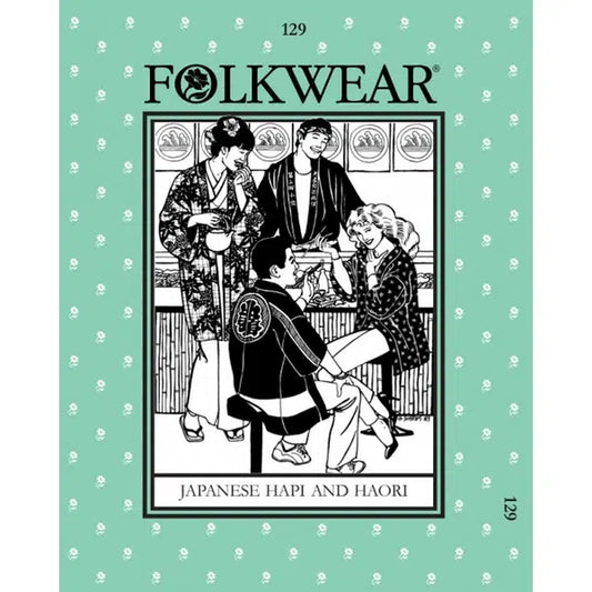Folkwear - Paper Sewing Pattern - 129 Japanese Hapi & Haori – view 2 – Truro Fabrics