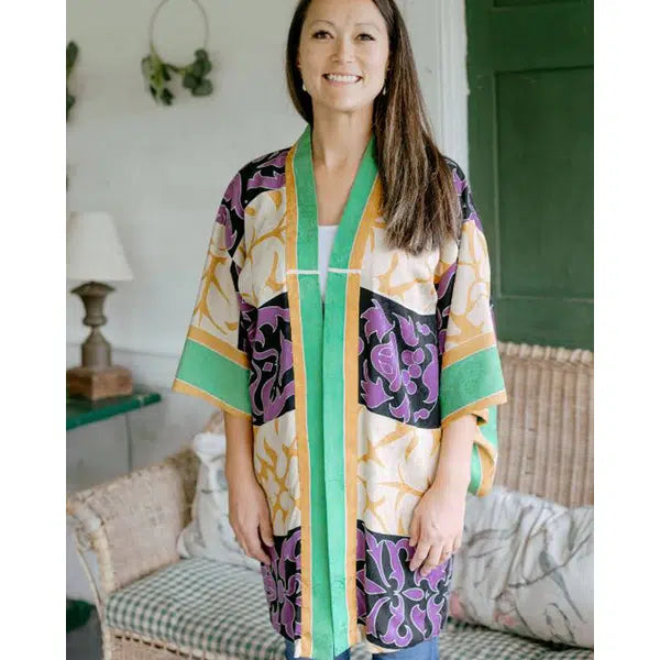Folkwear - Paper Sewing Pattern - 129 Japanese Hapi & Haori – view 3 – Truro Fabrics