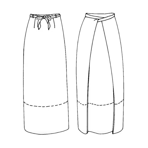 Folkwear - Paper Sewing Pattern - 131 Tibetan Chupa – view 6 – Truro Fabrics
