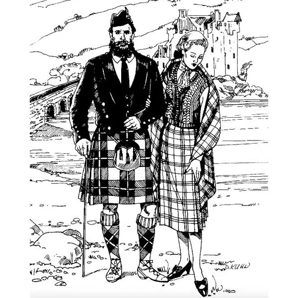 Folkwear - Paper Sewing Pattern - 152 Scottish Kilts – view 5 – Truro Fabrics