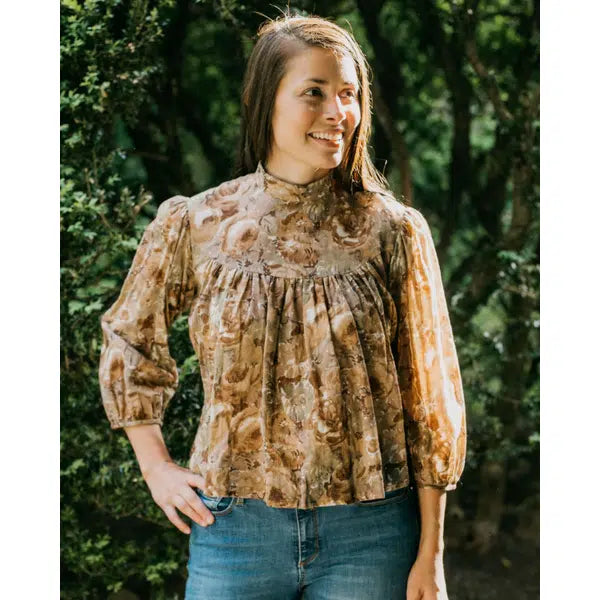 Folkwear - Paper Sewing Pattern - 205 Gibson Girl Blouse – view 4 – Truro Fabrics
