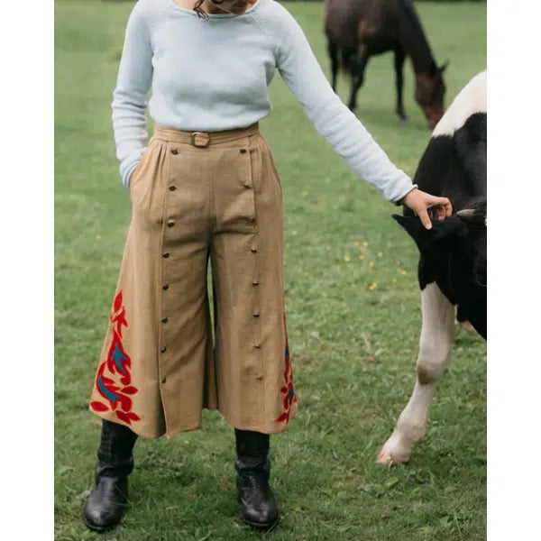 Folkwear - Paper Sewing Pattern - 231 Big Sky Riding Skirt – view 2 – Truro Fabrics