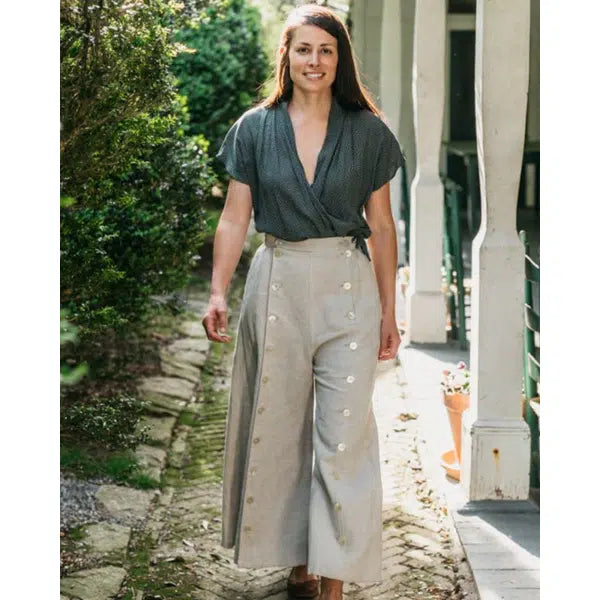 Folkwear - Paper Sewing Pattern - 231 Big Sky Riding Skirt – view 5 – Truro Fabrics